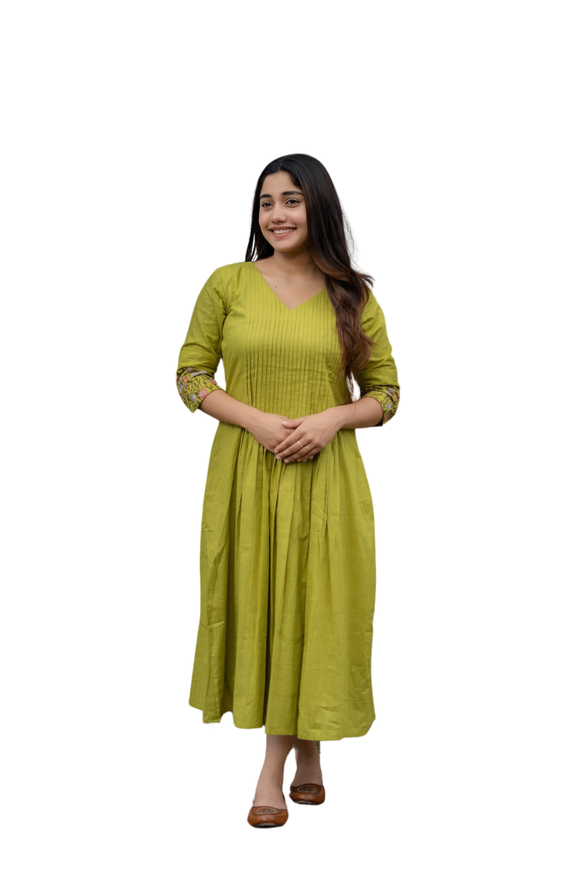 Radiate Elegance ? Women's Chic Embroidered Kurta Pant Set (XL)